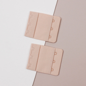 曼妮芬25年春夏女无痕隐形背扣单排三扣背扣搭扣延长扣20001002