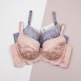 Triumph/黛安芬呼吸性感蕾丝大胸内衣女薄款调整型文胸16-8857