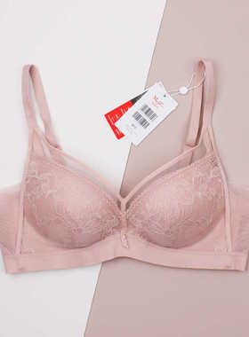 曼妮芬文胸记忆蕾丝夹棉杯舒适亲肤文胸20812374配20612374