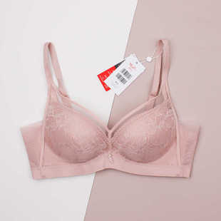 曼妮芬文胸记忆蕾丝夹棉杯舒适亲肤文胸20812374配20612374