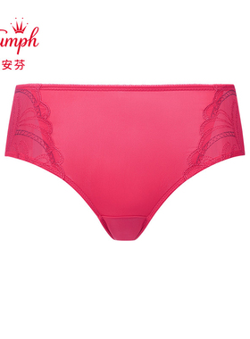 黛安芬专柜新款女士内裤性感蕾丝亲肤中腰平角裤87R2406配16R8933