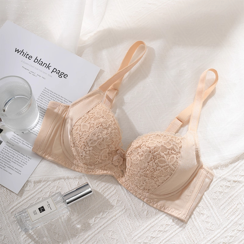 黛*芬专柜正品简约美型调整收副乳内衣蕾丝大胸显小文胸16-8296