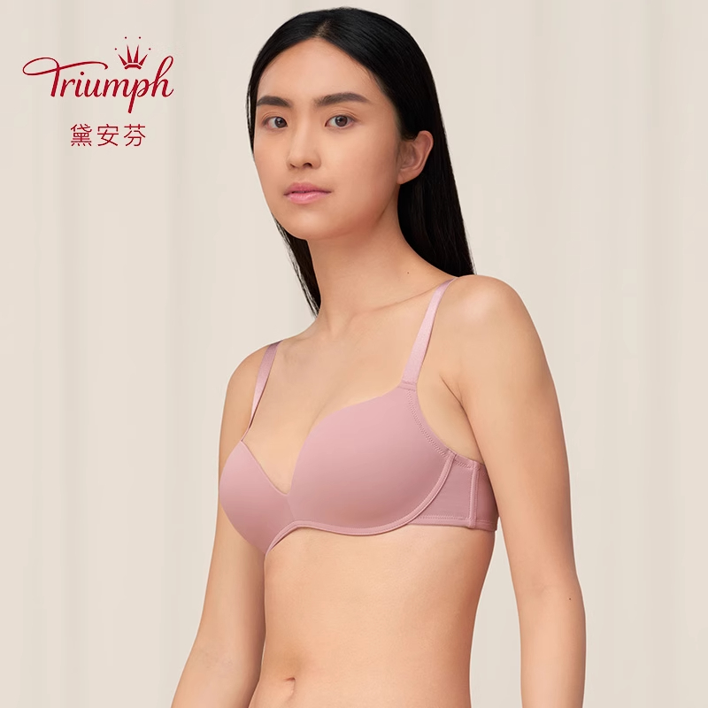 清仓黛安芬光面无痕无钢圈文胸