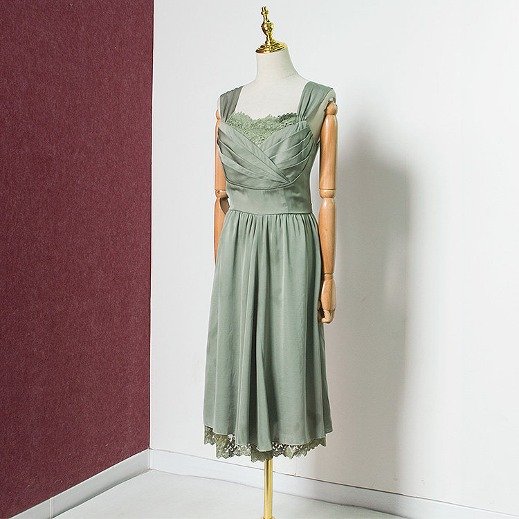 西J 柜1610宫廷复古蕾丝吊带连衣裙小礼服专柜正品272372/272373