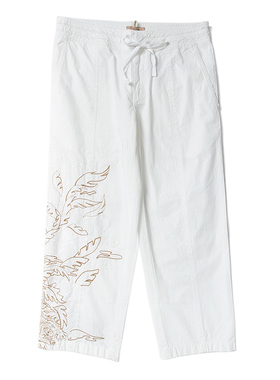 美式复古做旧刺绣低腰辣妹装直筒分裤休闲裤女560专柜正品V62522