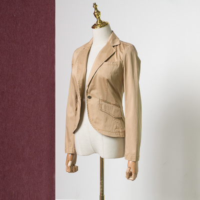 杰西卡复古街头休闲修身长袖外套