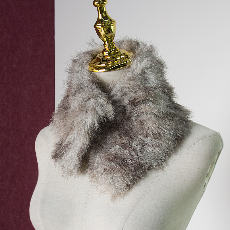 女派克大衣领子保暖装饰毛领