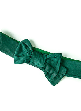 女生蝴蝶结连衣裙外套装饰带布艺宽腰带合集800001