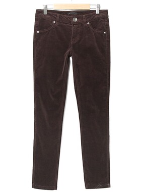 皇冠西西希*黎法国日单秋冬简约绒面条绒小脚裤长裤休闲裤B06041