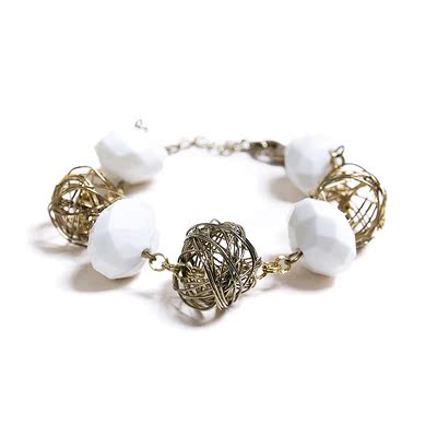 crowncc优雅金属链手链专柜正品