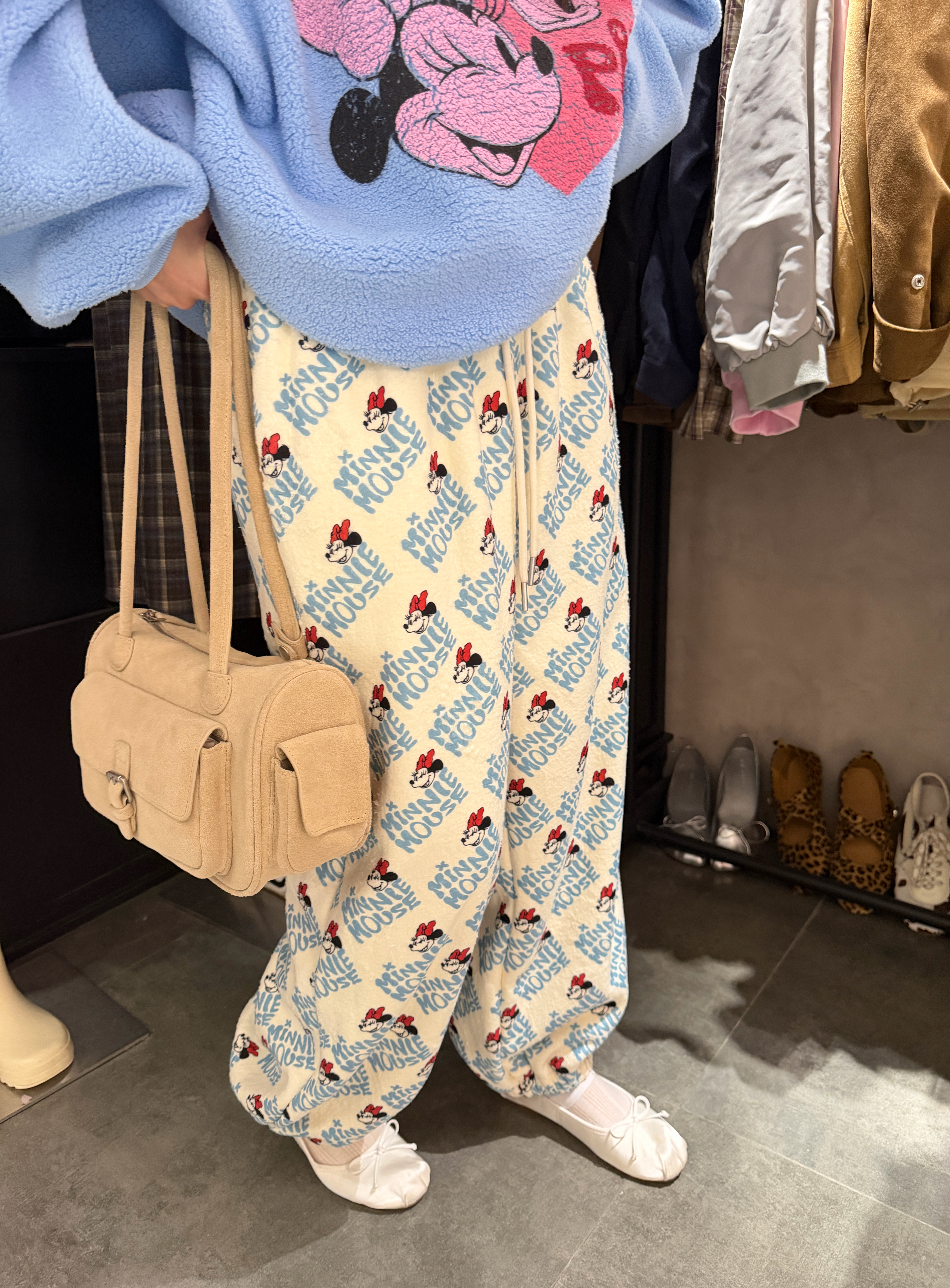 韩国东大门2025新款时尚百搭显瘦字母印花束脚长裤休闲运动裤