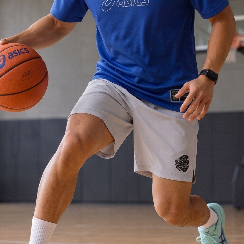 2026新款ASICS亚瑟士篮球短裤运动梭织训练裤子马拉松男2063A451