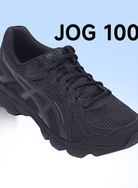 Asics亚瑟士JOG 100 2黑武士JOG 100T男女复古跑步鞋休闲鞋运动鞋