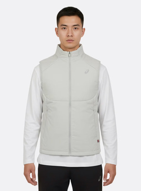ASICS亚瑟士LIGHTWEIGHT DOWN VEST运动羽绒马甲背心男女跑步保暖