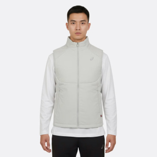 ASICS亚瑟士LIGHTWEIGHT VEST运动羽绒马甲背心男女跑步保暖 DOWN