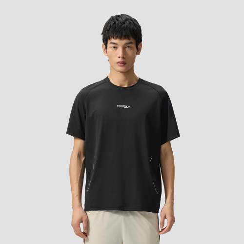 SAUCONY/索康尼男子宽松柔软舒适运动户外休闲圆领短T恤官仓直发