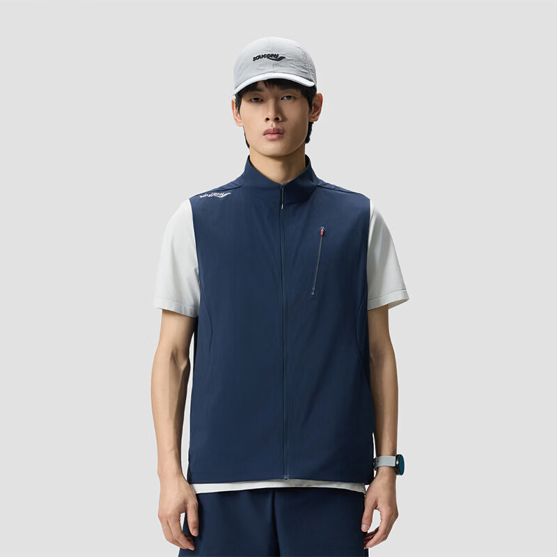 SAUCONY/索康尼运动休闲百搭舒适透气潮流跑步男单马甲官仓直发