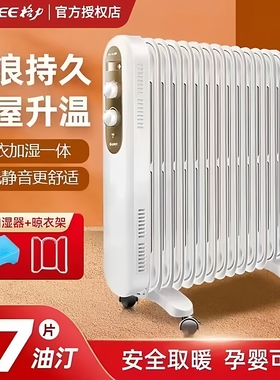 格力NDY19-S6130油汀取暖器家用17片油丁电热暖器气片节能烤火炉