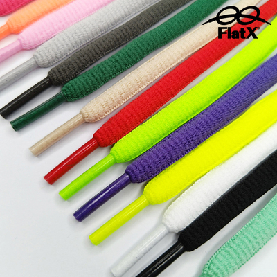 FlatX专业运动款8mm粗椭圆鞋带 实战防松脱耐磨适配耐克篮球鞋