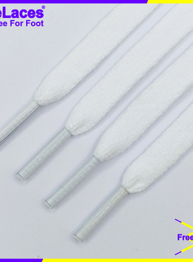 FreeLaces原装正品8mm扁鞋带AJ1 AJ4 AF1 AirMax90黑白荧光橙绿黄