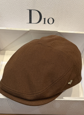 毛呢黑色贝雷帽英伦风时尚复古前进帽子显脸小气质休闲鸭舌出游潮