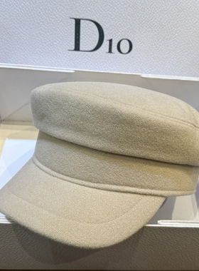 秋冬毛呢平顶鸭舌帽黑色休闲百搭报童帽显脸小画家帽简约纯色贝雷