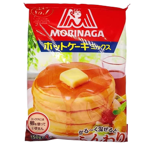 日本进口森永预拌粉600g松饼粉舒芙蕾烘焙原料华夫饼粉捏捏粉家用
