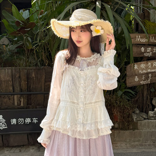 森女部落甜美风纯棉外穿无袖 百搭设计感叠穿上衣夏 背心女2026新款