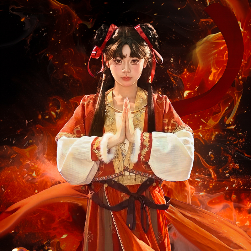森女部落灯笼裤春秋季穿搭女款