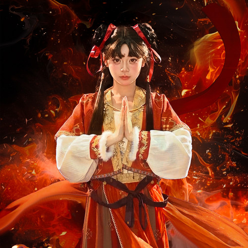 森女部落灯笼裤春秋季穿搭女款