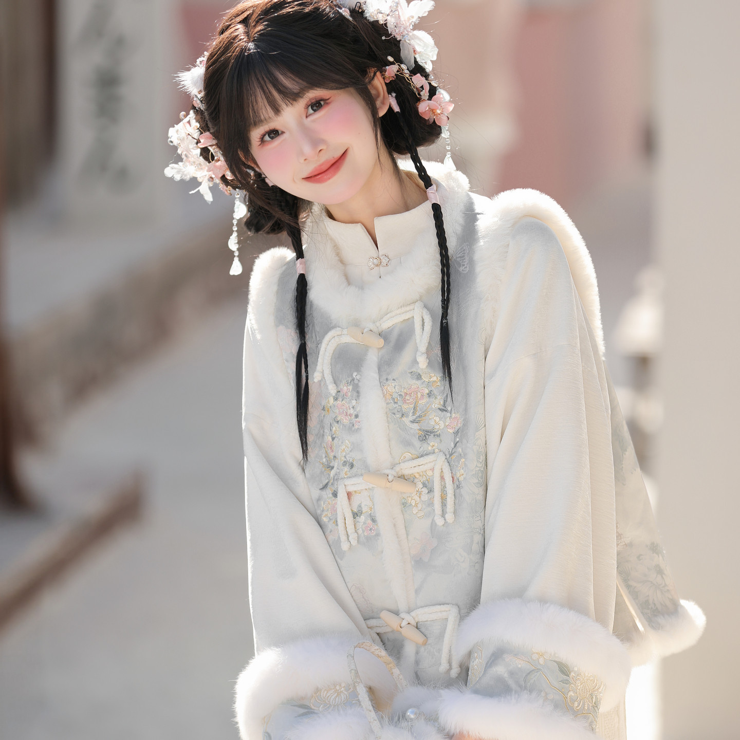 森女部落原创日常新中式重工刺绣过年套装女新年加绒加厚马甲冬季,女装/女士精品,时尚套装,淘宝优惠券,粉丝福利购,淘宝优惠卷