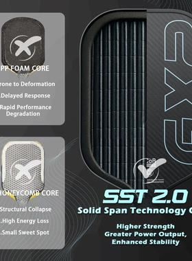 3K carbon gx2 pickleball paddle indoor碳纤维表面超轻匹克球拍