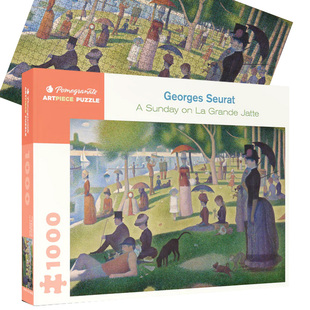美国石榴Pomegranate拼图 1000片 世界名画《大碗岛的星期天》