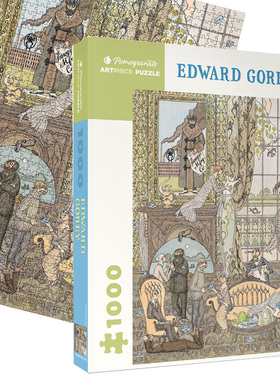 美国Pomegranate拼图1000片 黑色幽默《Frawgge制造有限公司》