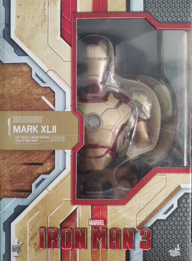 实体店现货!HT HOTTOYS 钢铁侠 3 MK XLII/MK42 半身像/胸像