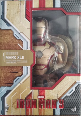 实体店现货!HT HOTTOYS 钢铁侠 3 MK XLII/MK42 半身像/胸像