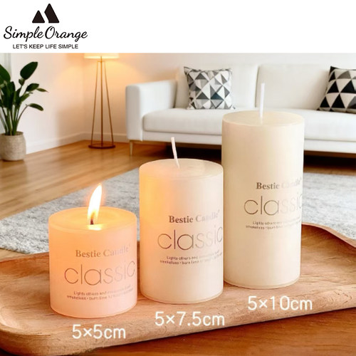 氛围感无烟经典蜡烛烛光家用欧式