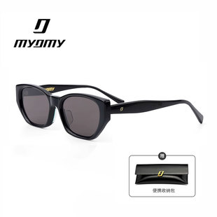 Hit小框复古猫眼墨镜女太阳镜防紫外线眼镜男防晒礼物 MYOMY