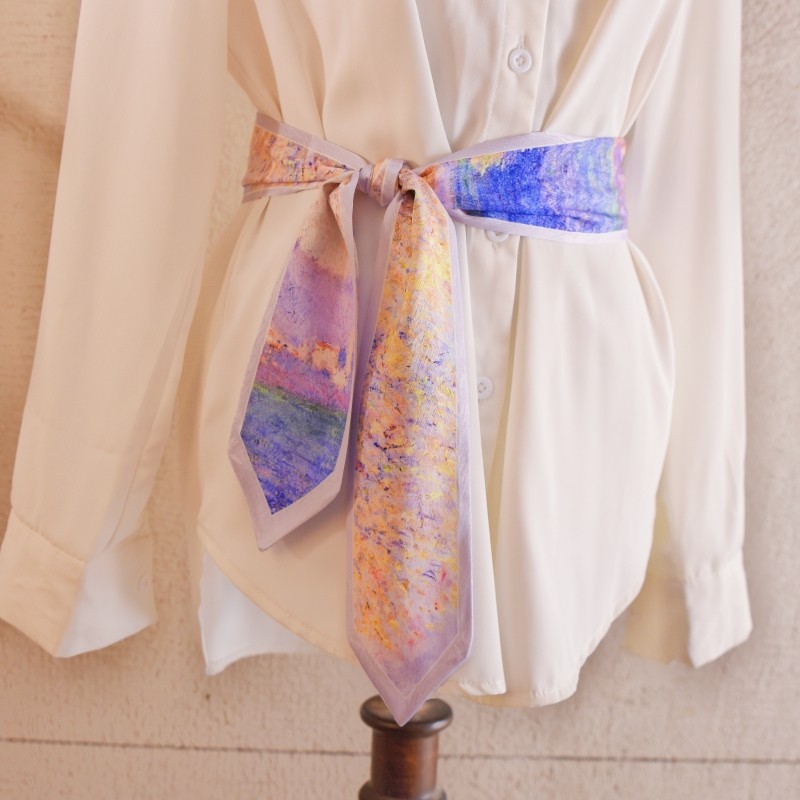 民族复古风田园紫色丝巾女士系带装饰外搭腰带配衬衫连衣裙宽腰封,服饰配件/皮带/帽子/围巾,围巾/丝巾/披肩,淘宝优惠券,粉丝福利购,淘宝优惠卷