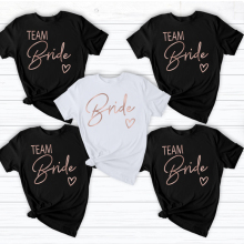 Bride Squad Women T Shirt Bachelorette Party Clothes新娘潮