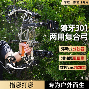 AGS獠牙301两用弓高精度打钢珠专业户外射击射箭运动新款复合弓箭