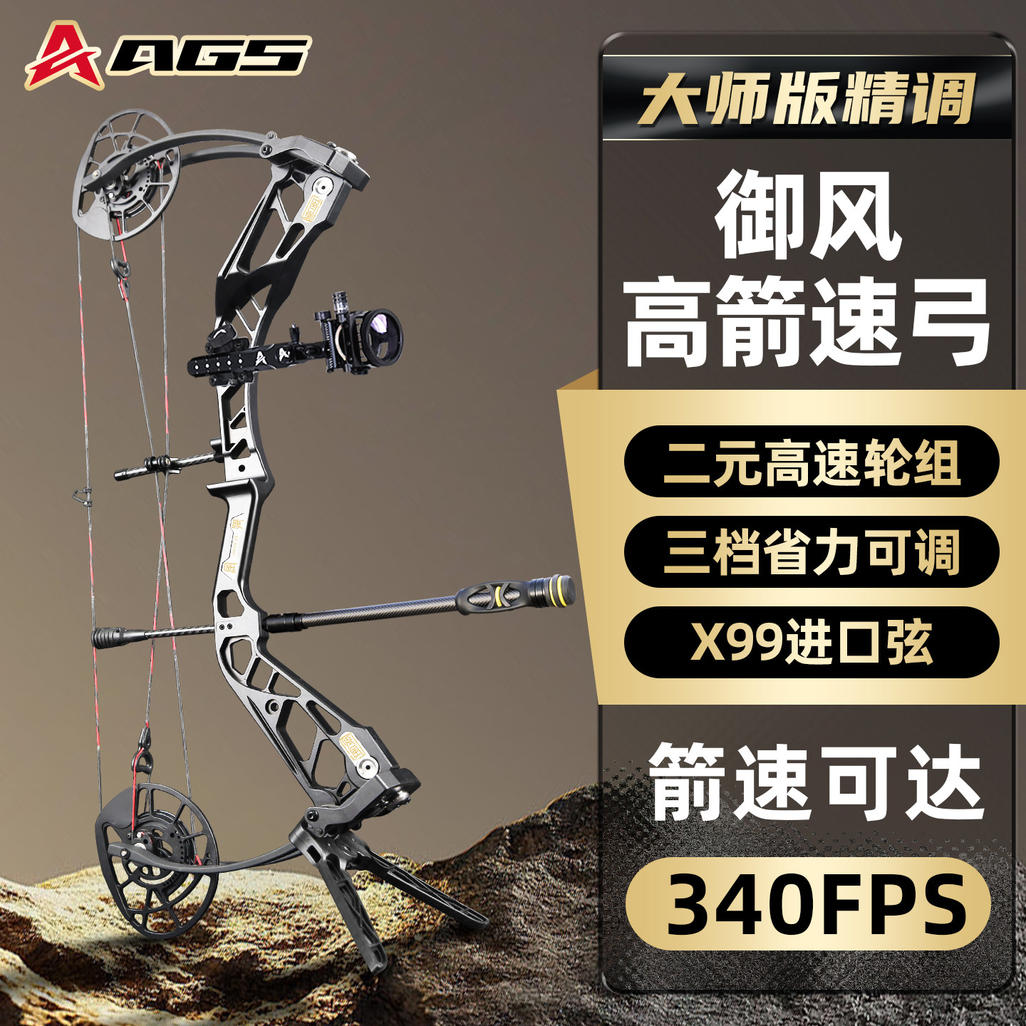 AGS射手御风复合弓高精度狩猎图片