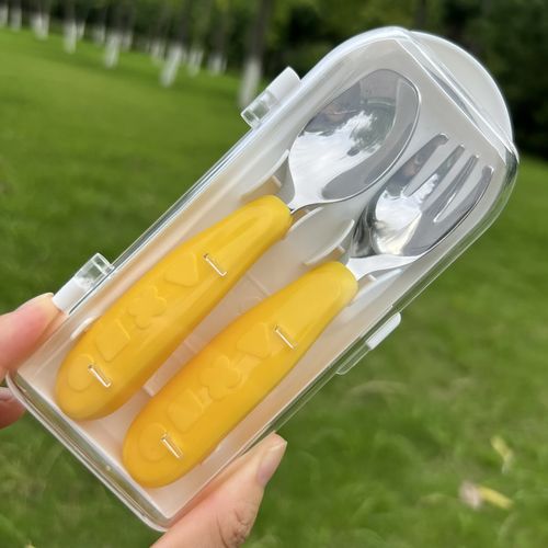 Octoto奥克兔兔叉勺套装不锈钢