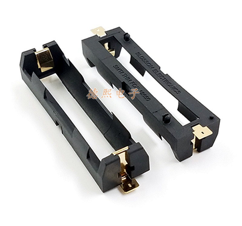 thumbnail for 18650 battery box 1 2 3 4 pcs with wire and cover in series and parallel box can be equipped with a protective plate lithium battery holder