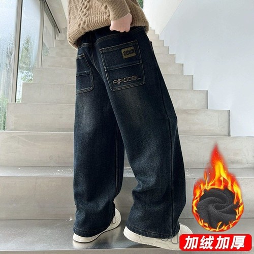 男童牛仔裤春秋款直筒长裤