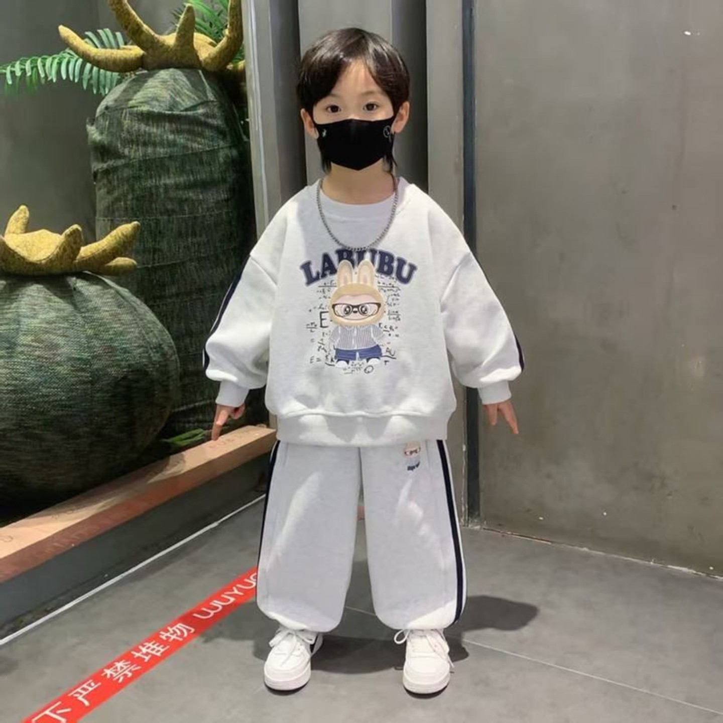 男童春秋季卫衣套装2025新款宝宝长袖套头衫儿童运动卫裤子衣服潮