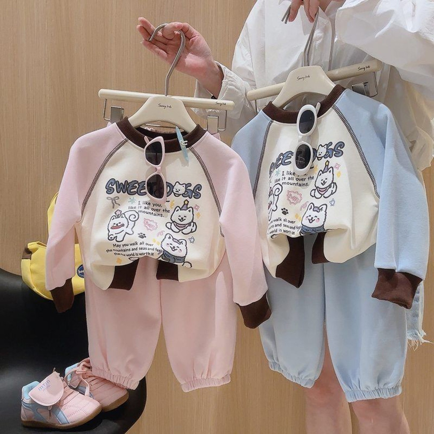 童套装2025秋季新款儿童卡通卫衣套装中小童洋气卫衣卫裤两件套潮,童装/婴儿装/亲子装,套装,淘宝优惠券,粉丝福利购,淘宝优惠卷