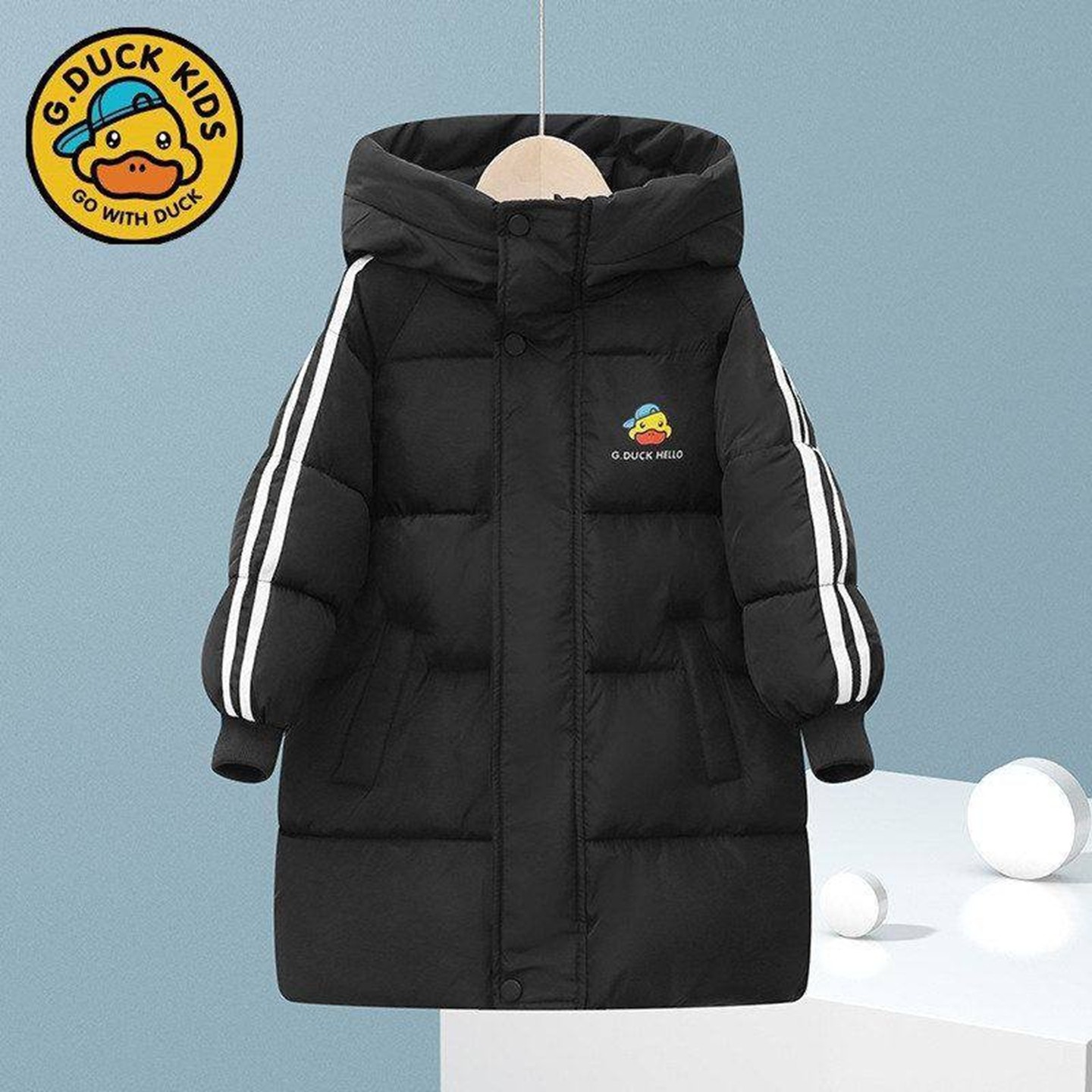 小黄鸭正品儿童棉服中长款男童女童中小童宝宝加厚冬季连帽棉袄服,童装/婴儿装/亲子装,普通外套,淘宝优惠券,粉丝福利购,淘宝优惠卷