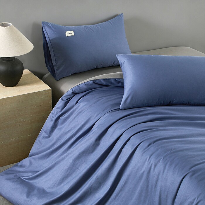 A类新疆长绒棉40支套件无印纯棉四件套全棉学生宿舍被套被罩床笠