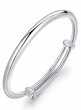 哲尔琦S990足银闺蜜传承手镯